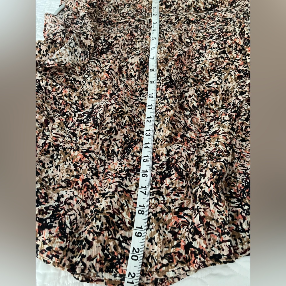 NWT LOFT Pintucked Ruffle Shell Sz Small - Picture 11 of 13